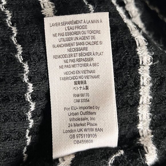 Free People We The Free Kristina Striped Turtleneck Thermal Top - sz XS - Picture 13 of 13